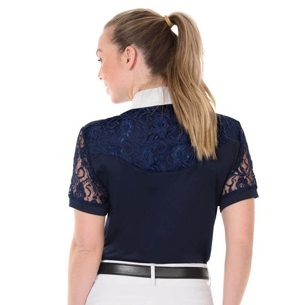 Elegance Lace Show Shirt- Short Sleeve