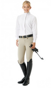 Celebrity EuroWeave™ DX Euro Seat Front Zip Knee Patch Breeches - Child's